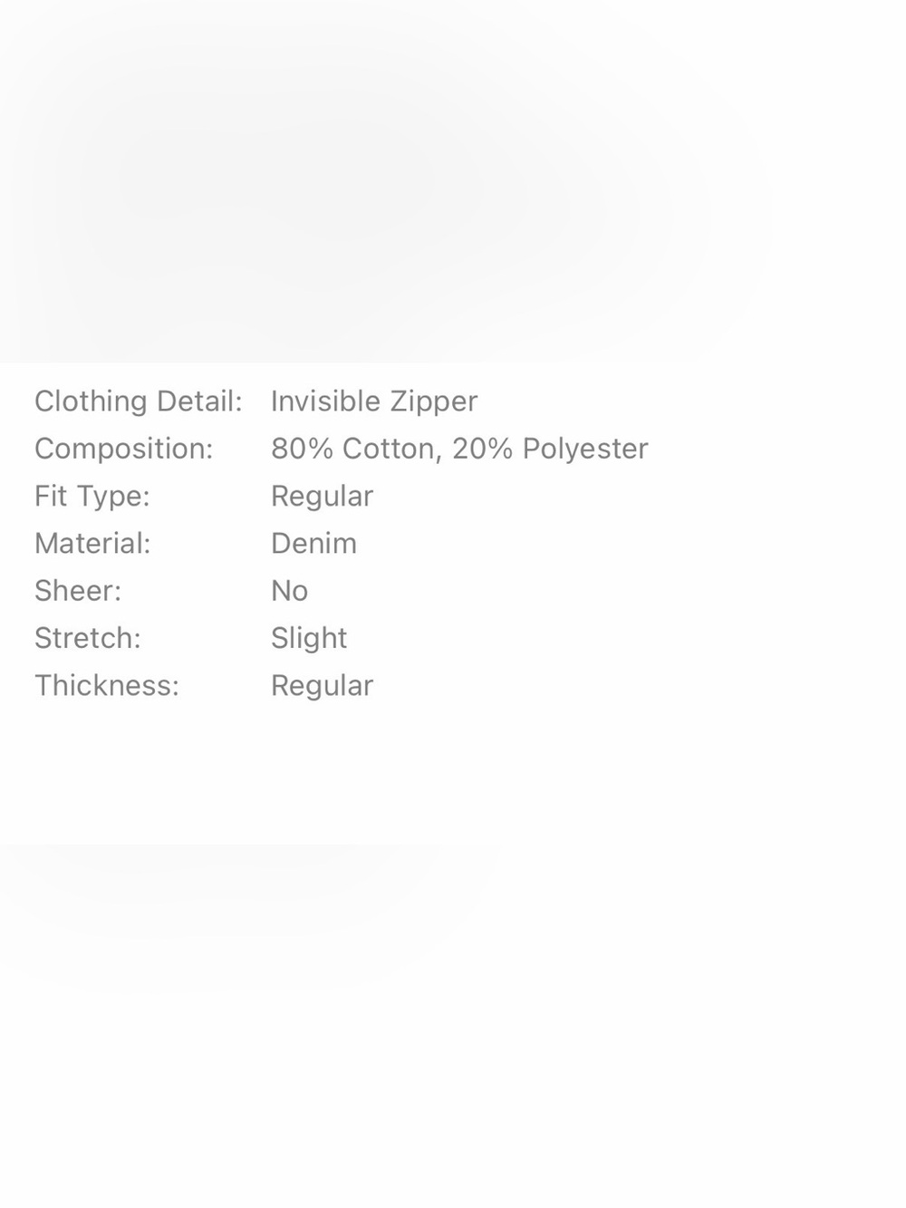 Commense Denim Short Sleeve Blouse & Skirt Set - Picture 6 of 6